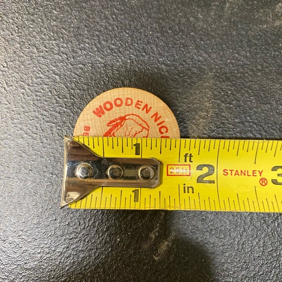 Vintage Intel Computer Coin Wooden Nickel Casino Coin Indian Head RARE! - Picture 6 of 6